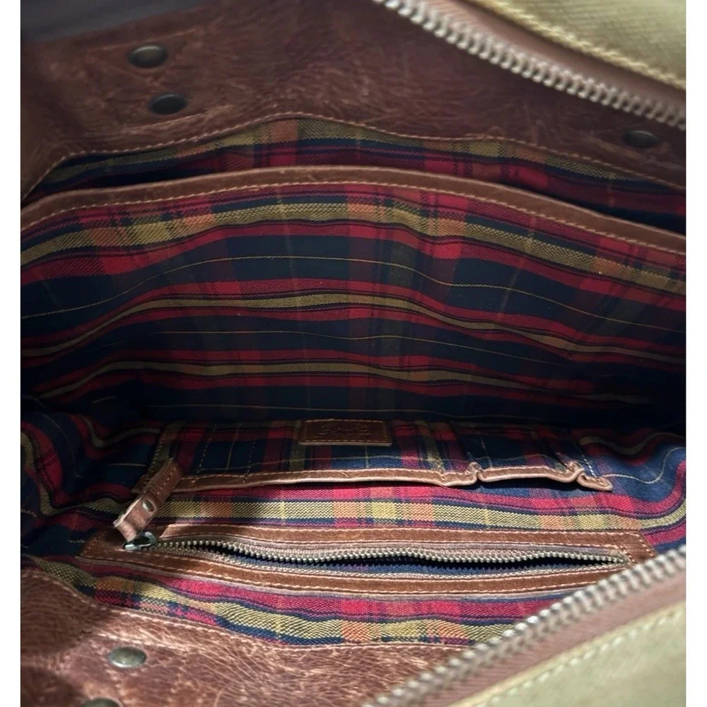 Will Signature Canvas and Bridle Leather Briefcase OUT OF STOCK‎ RARE